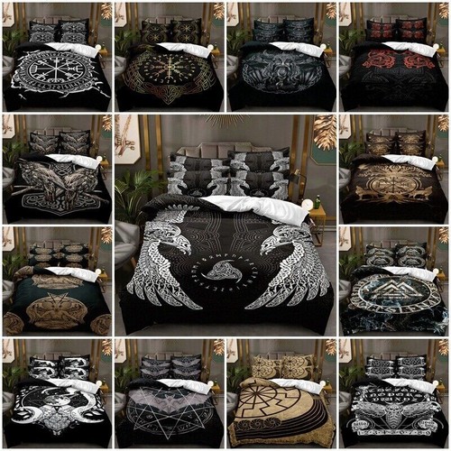 Viking tattoo bedding set - tattoo,