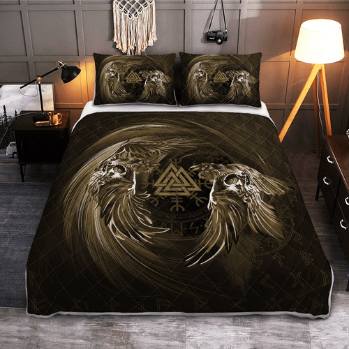 Vikings valknut quilt - vikings,