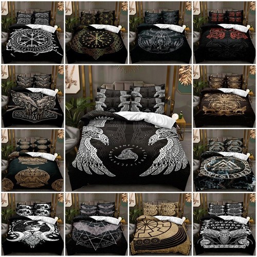 Viking tattoo bedding set - tattoo,