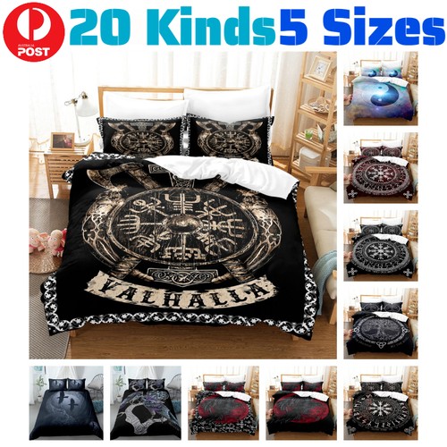Vintage viking quilt - viking, duvet