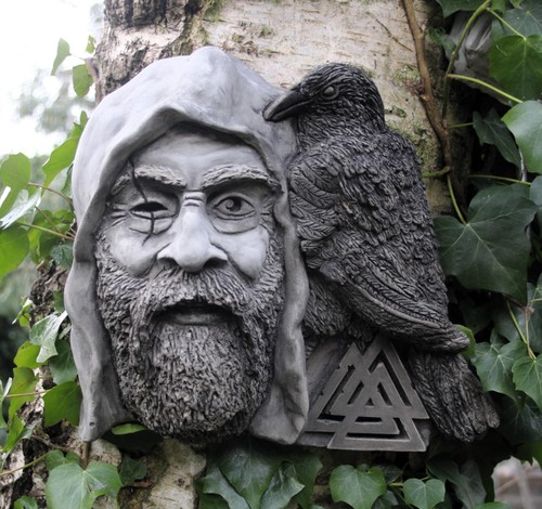 Odin viking god garden - god,