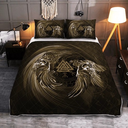 Vikings valknut quilt duvet - quilt,