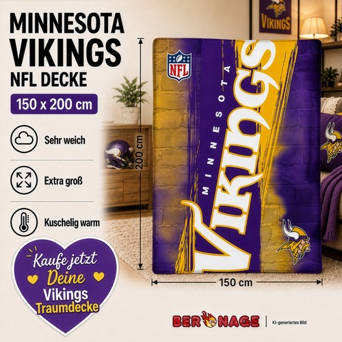 Nfl minnesota vikings blanket - nfl,