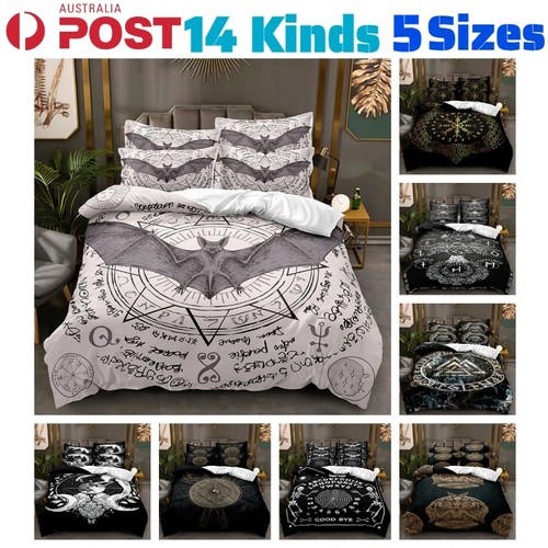 Gothic viking quilt duvet - gothic,
