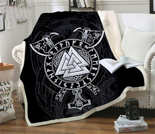 Viking tattoo cozy flannel - tattoo,